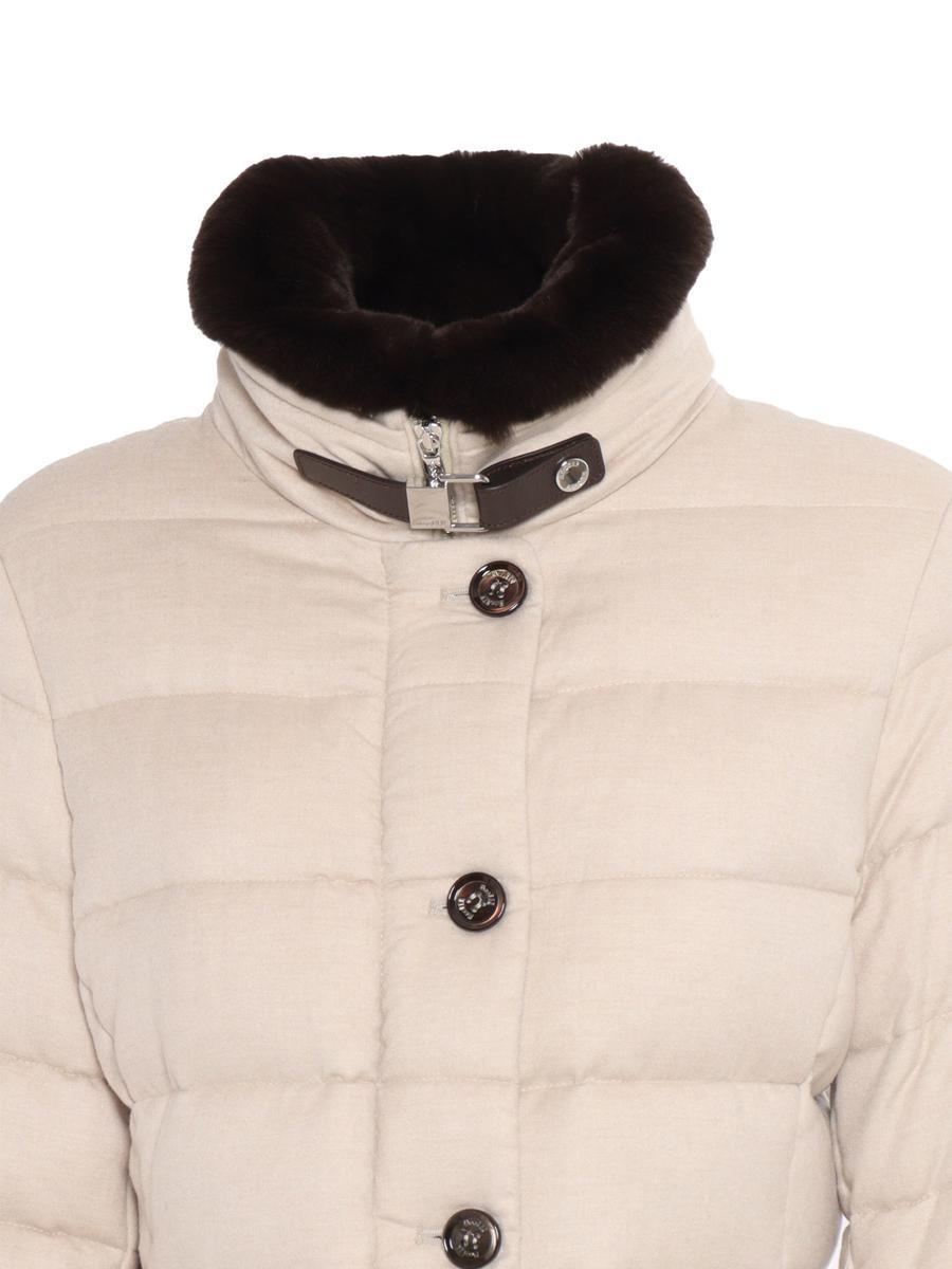 Moorer Coat in Beige