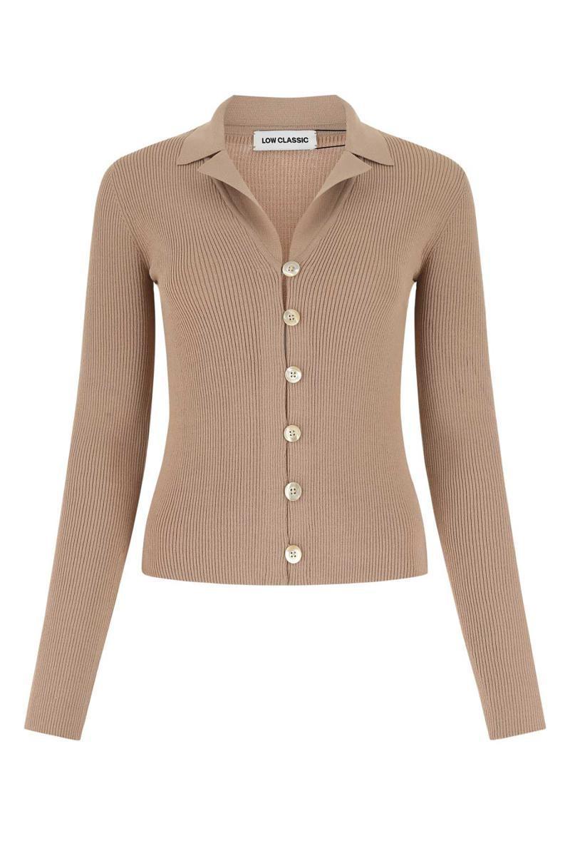 Low Classic Knitwear in Beige O Tan