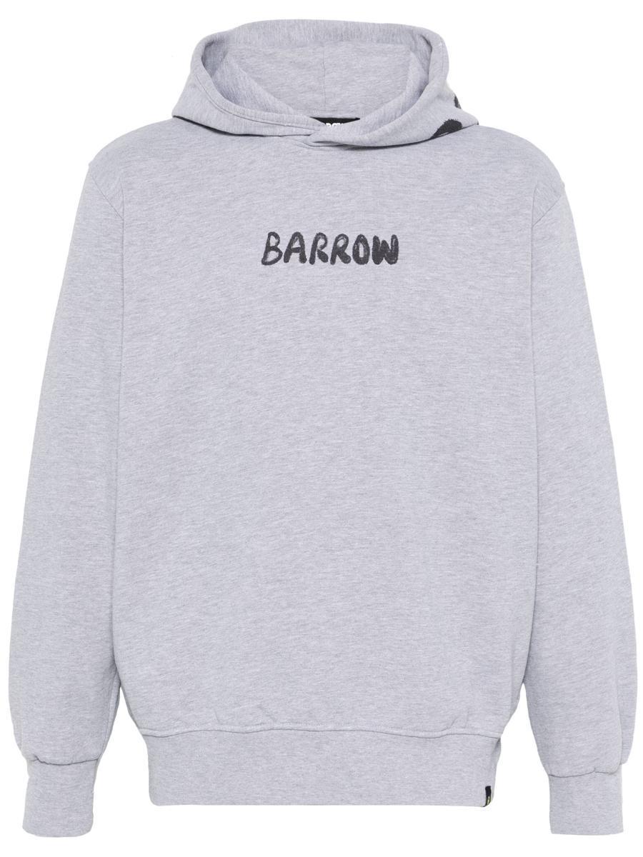 Barrow Hoodie Clothing in Grey