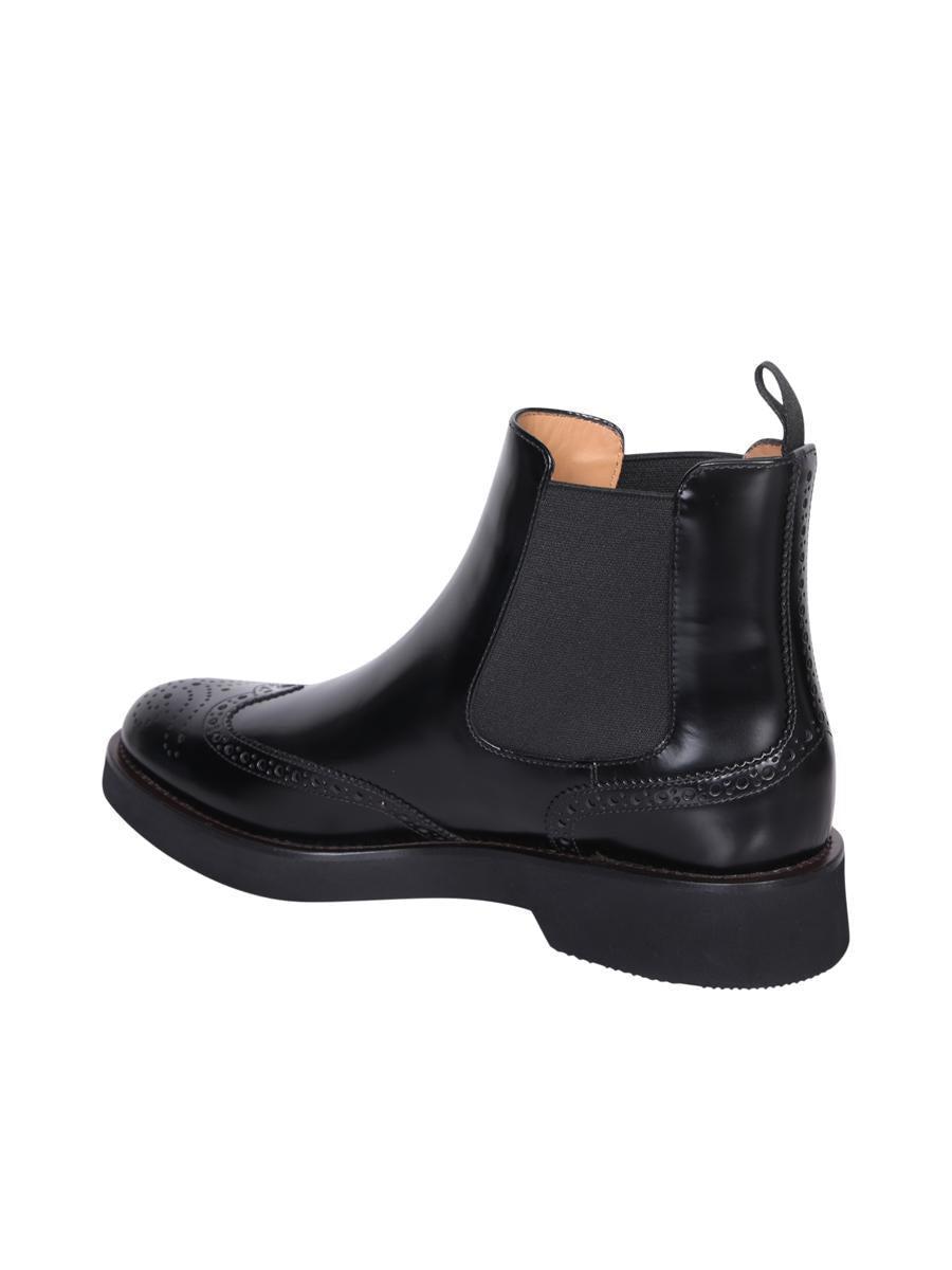 Ketsby Polish Black Ankle Boots