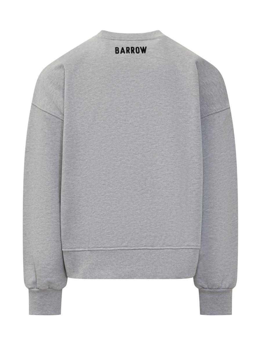 Barrow Sweatshirt With Print in Grey