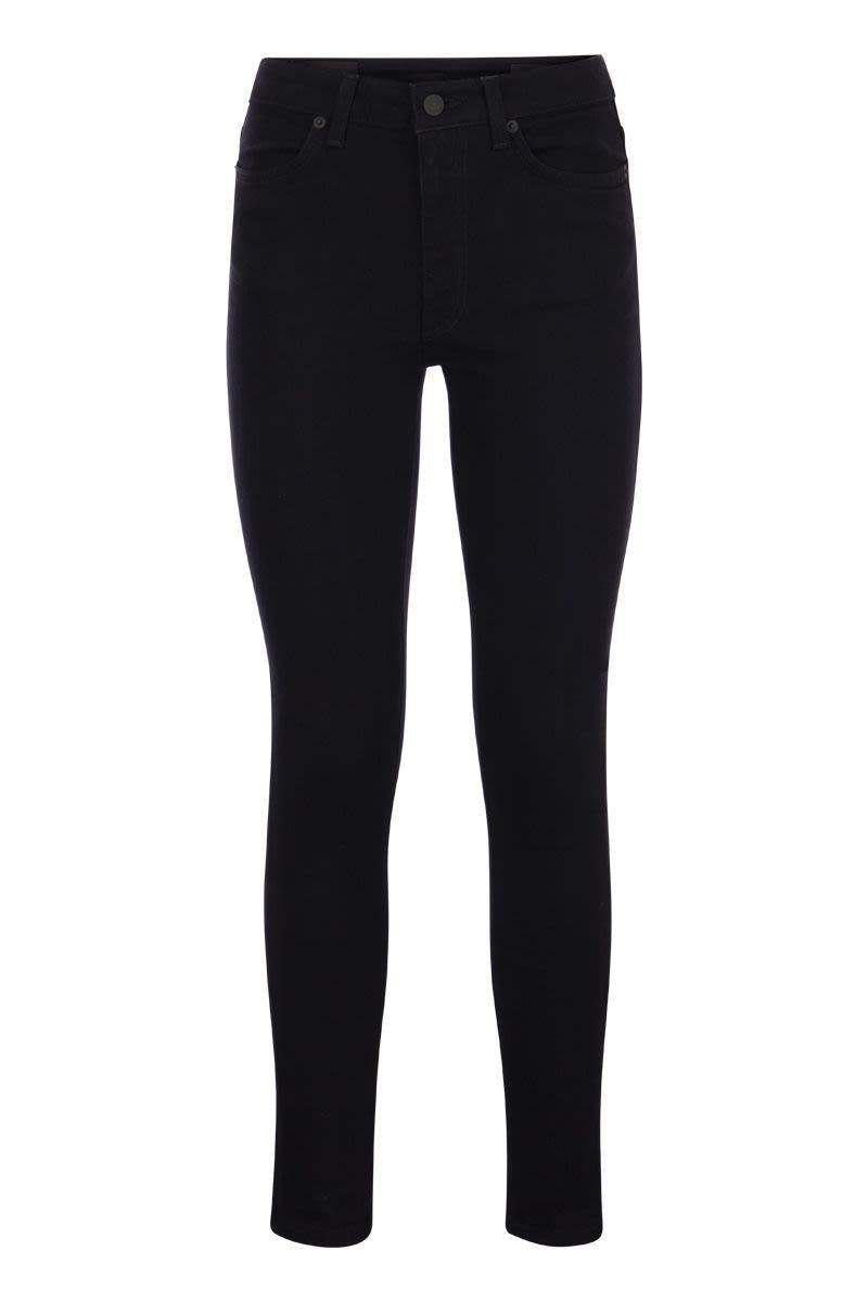 Dondup Iris - Super Skinny Fit Jeans in Black