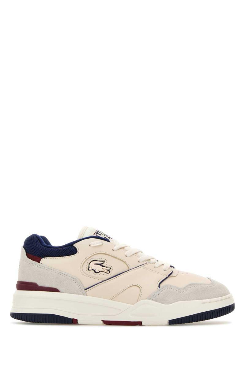 Ivory Leather Lineshot Sneakers