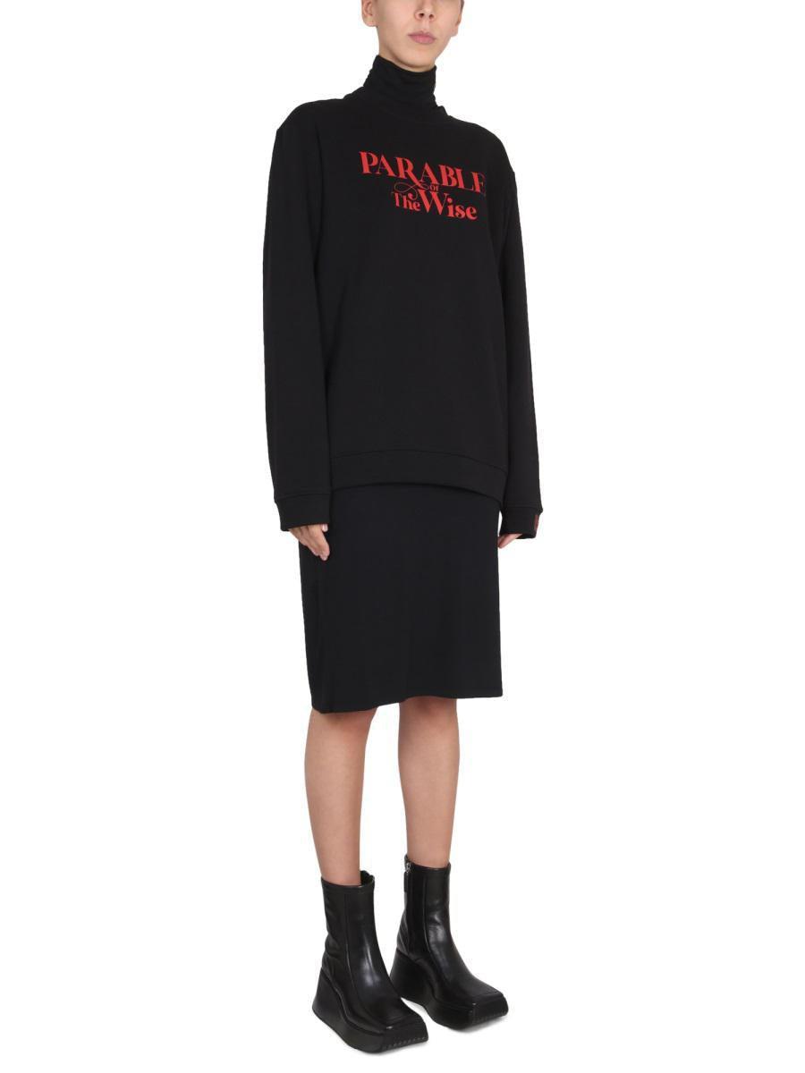 Raf Simons Crewneck Sweatshirt in Black