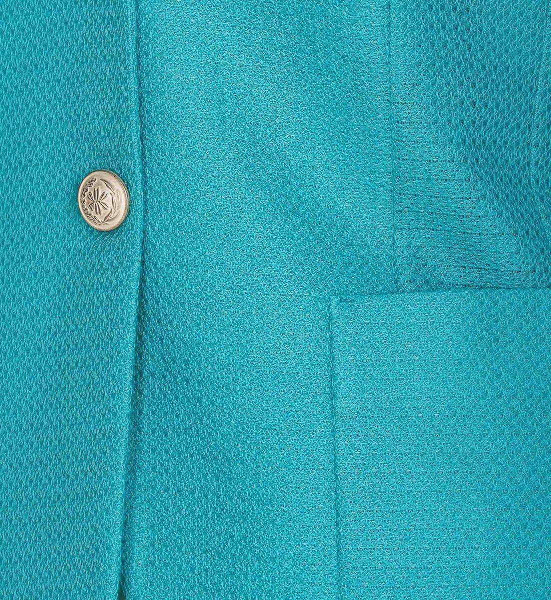 Circolo 1901 Linen And Cotton Blend Single-Breasted Jacket in Green