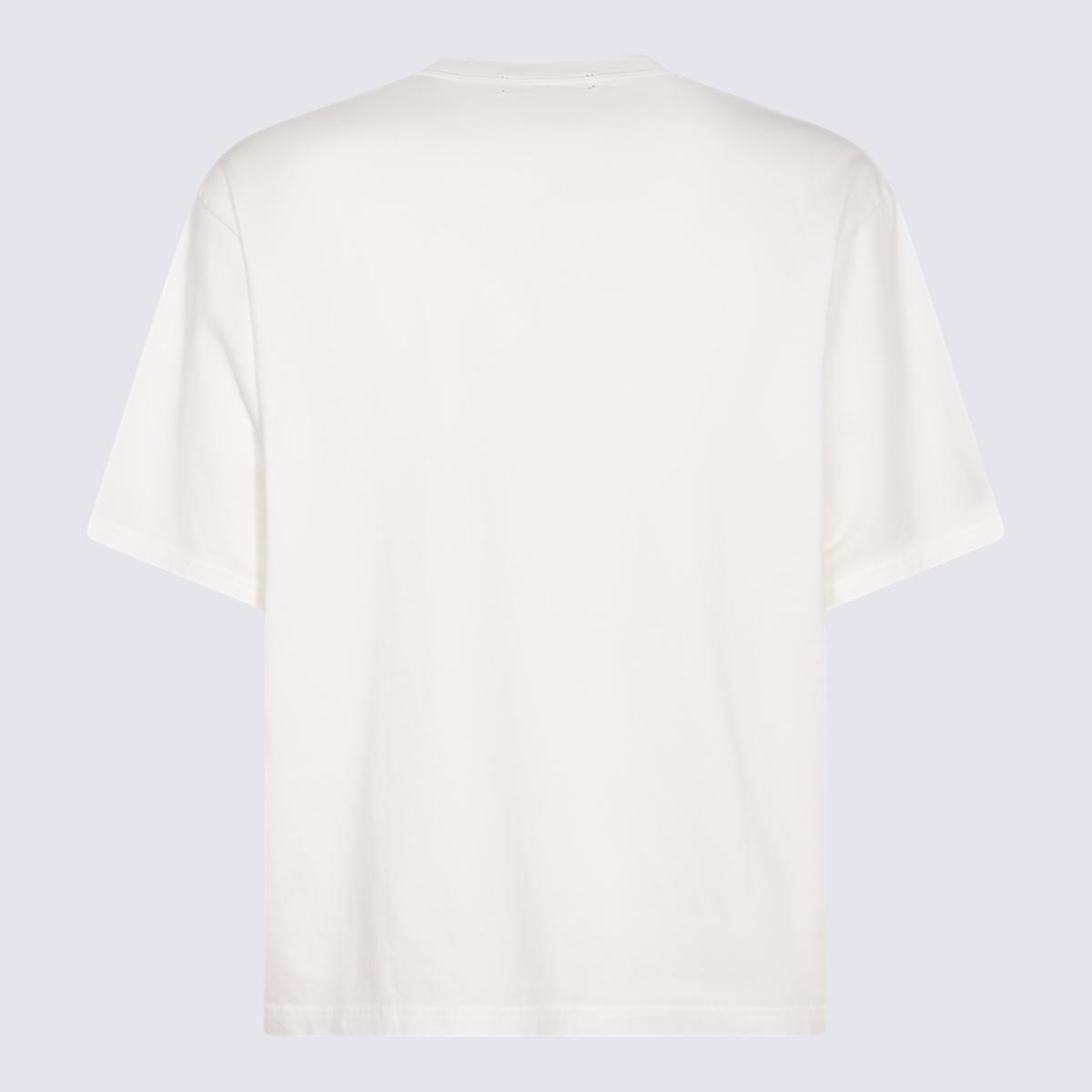 Undercover White Cotton Kosmik T-Shirt in Multicolor