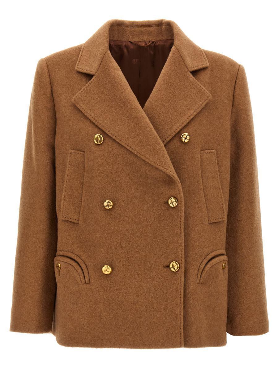 Blazé Milano 'Mylius Sealady' Coat in Beige