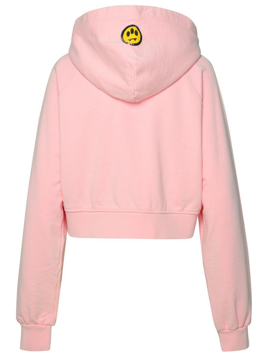 Barrow Pink Cotton Sweatshirt in Pink