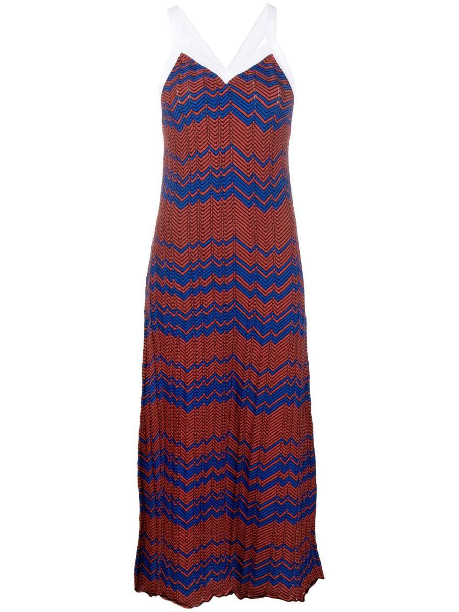 Wales Bonner Palm Knit Dress Clothing in Multicolour