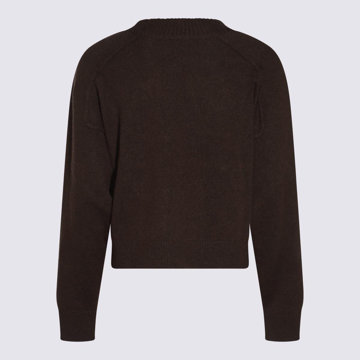 Antonelli Brown Wool Knitwear in Brown