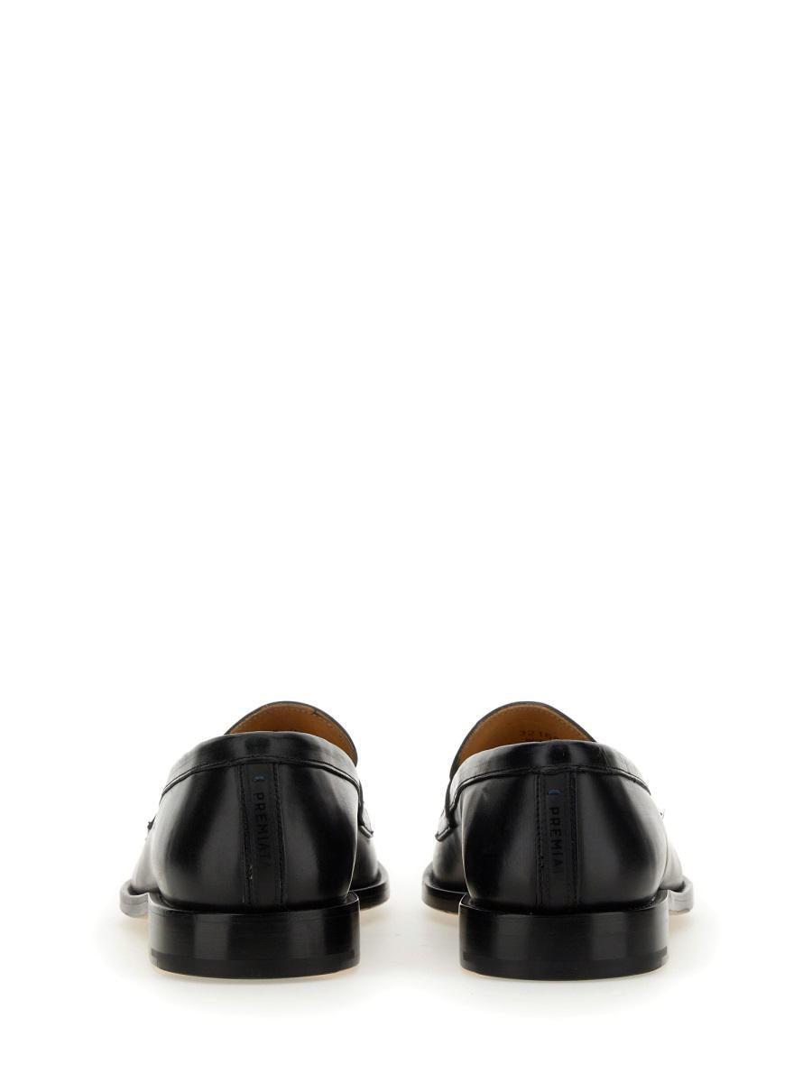 Premiata Leather Loafer in Black