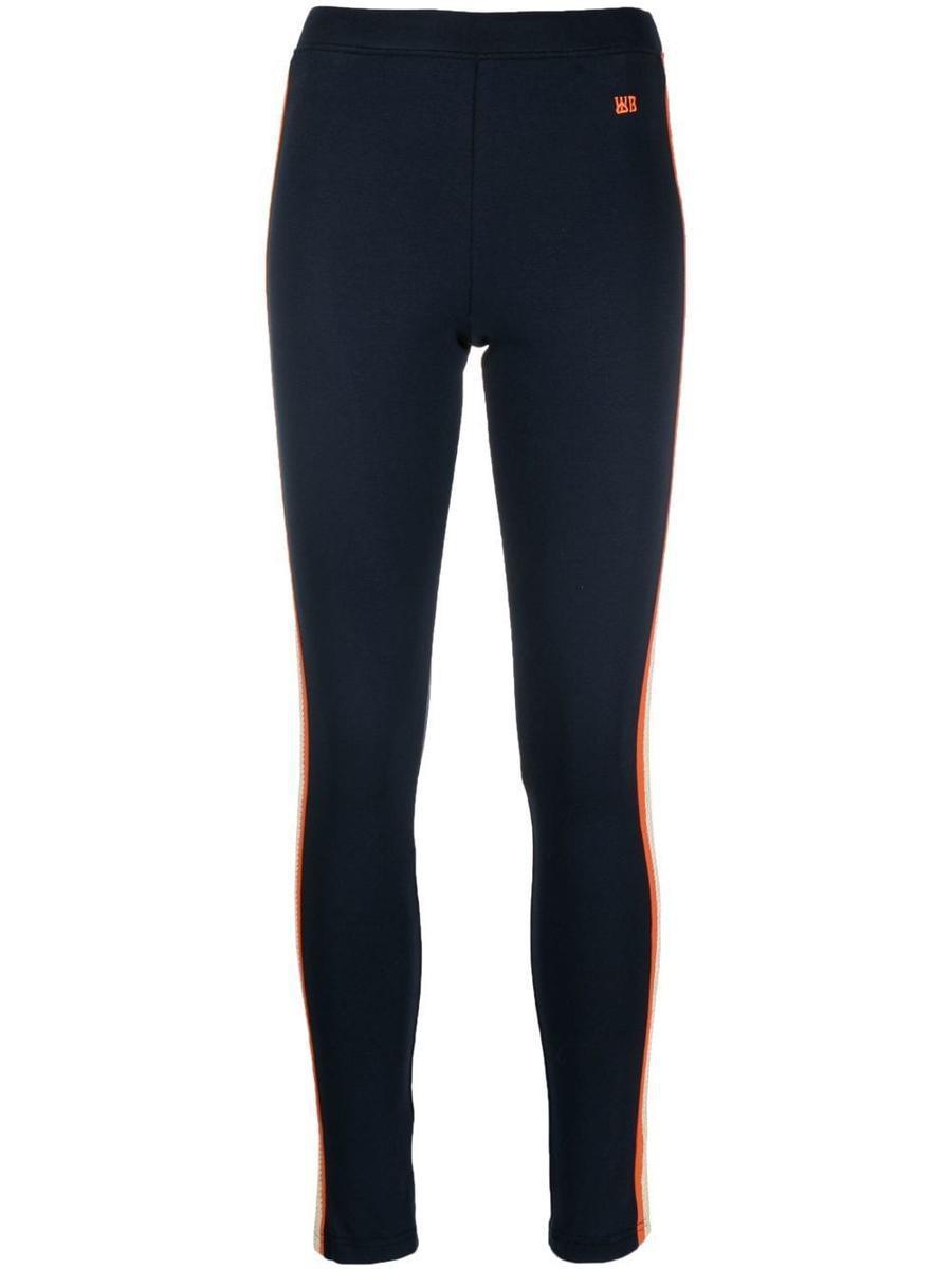 Wales Bonner Jazz Leggings Clothing in 599 Navy