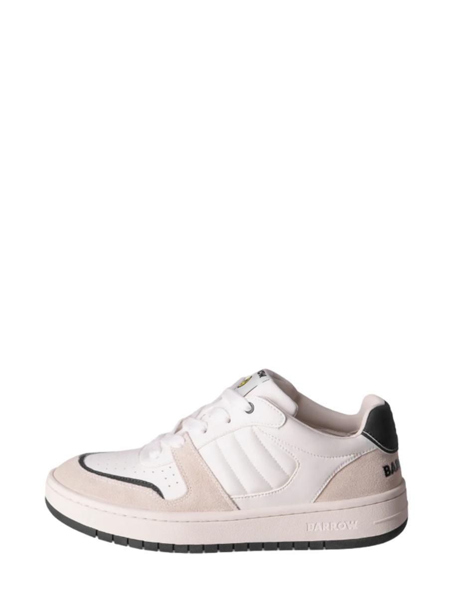 Barrow Sneakers in Off White-Nero