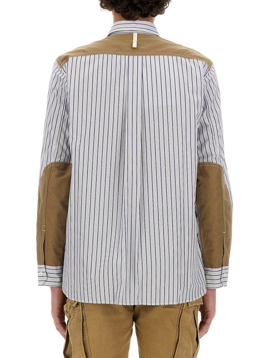 Junya Watanabe MAN Panelled Zippered Shirt