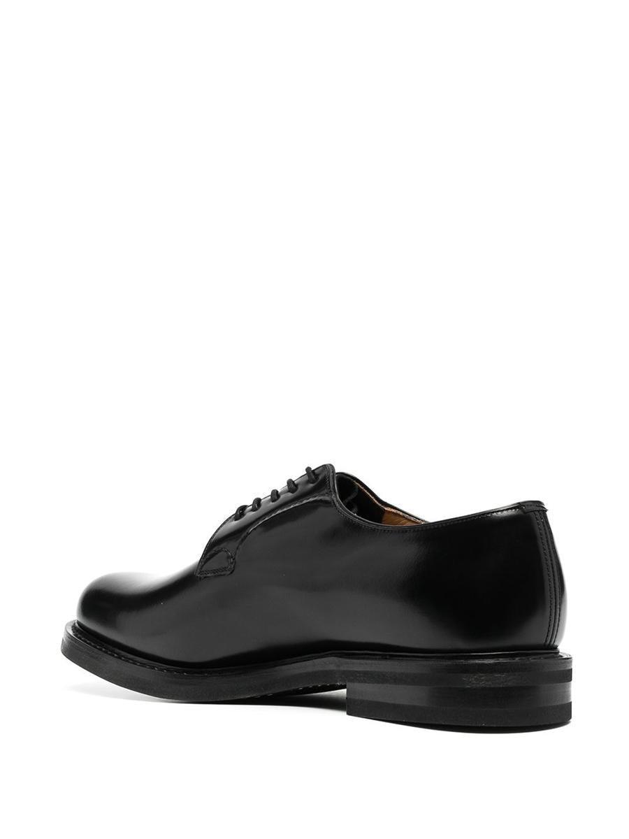 Church'S Shannon Brushed Leather Derby Shoes in Black