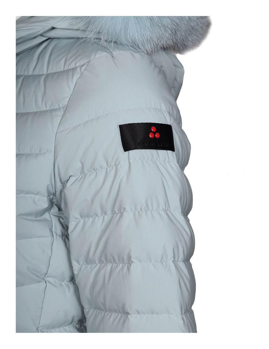 turmalet slim down jacket in nylon with fur