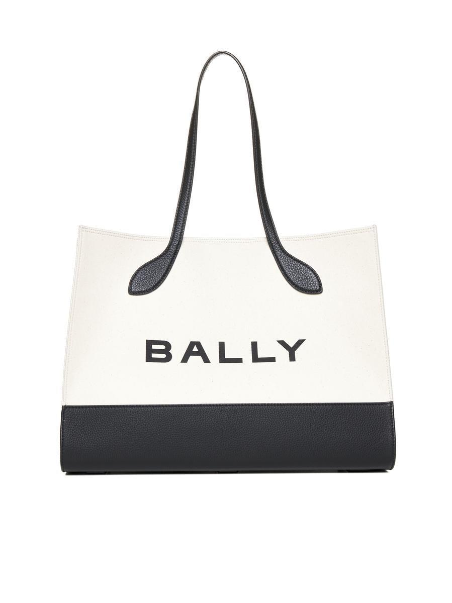 Bally Logo Printed Tote Bag