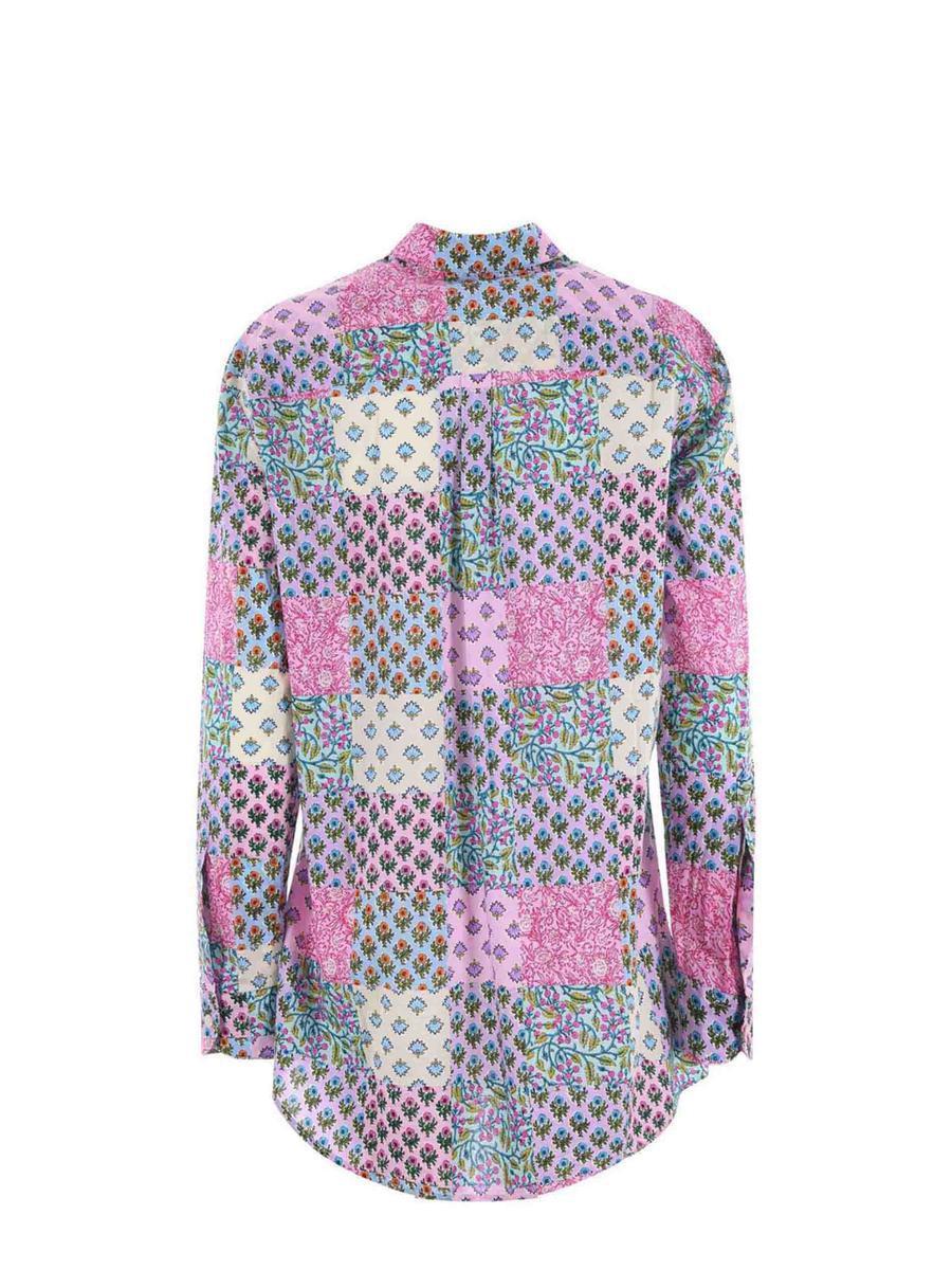 MC2 Saint Barth Floral-Printed Long Sleeved Shirt