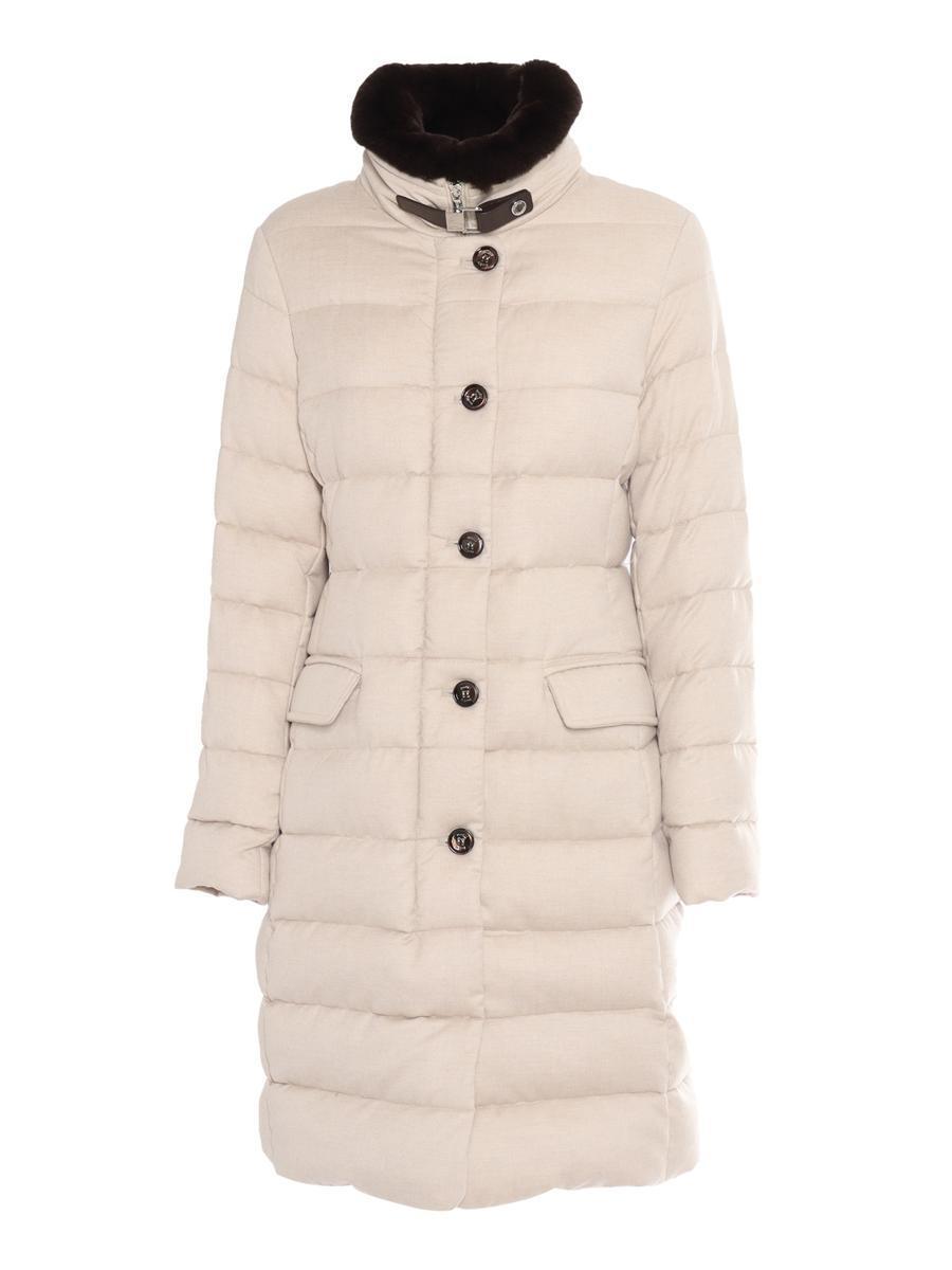 Moorer Coat in Beige