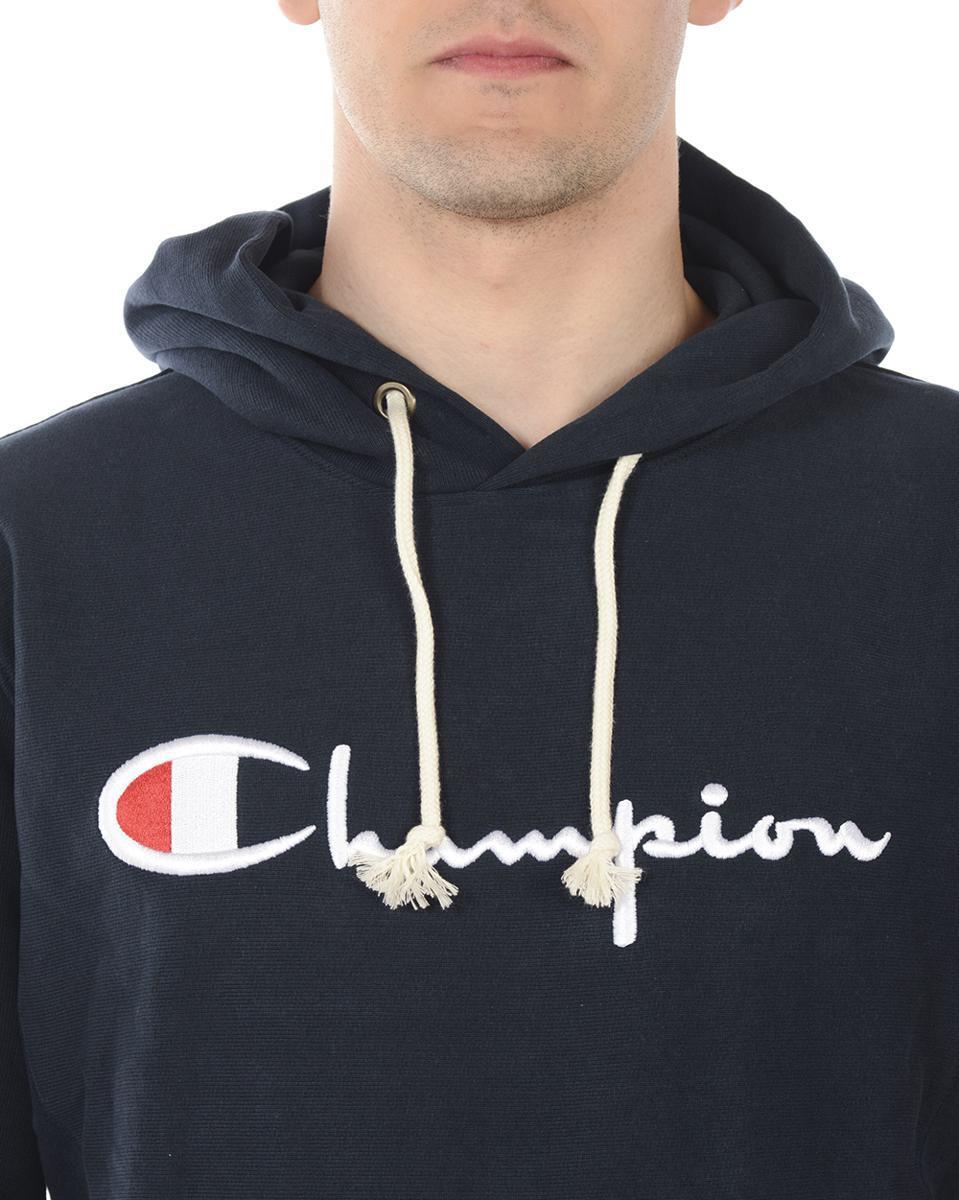 Champion Sweatshirt Hoodie in Blue