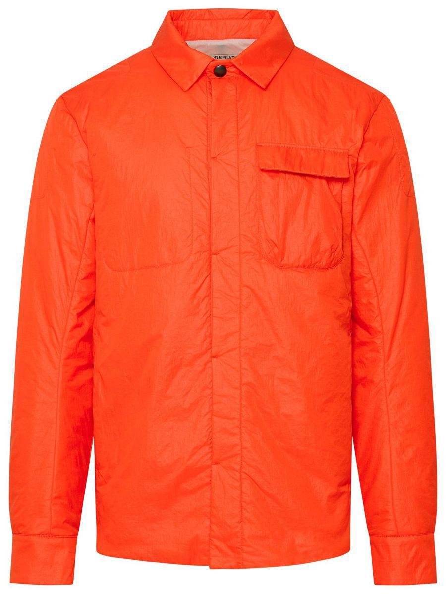 Premiata Dolphin Jacket In Orange Nylon in Orange