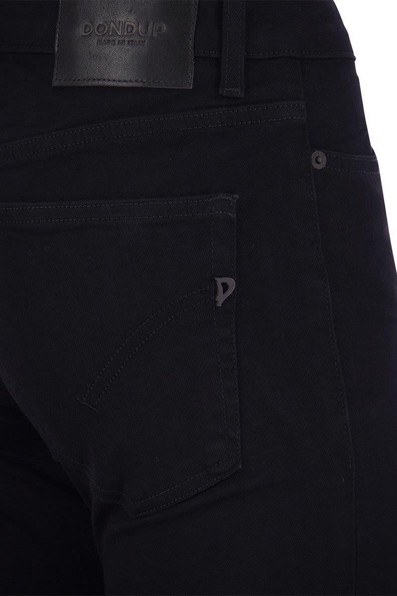 Dondup Iris - Super Skinny Fit Jeans in Black