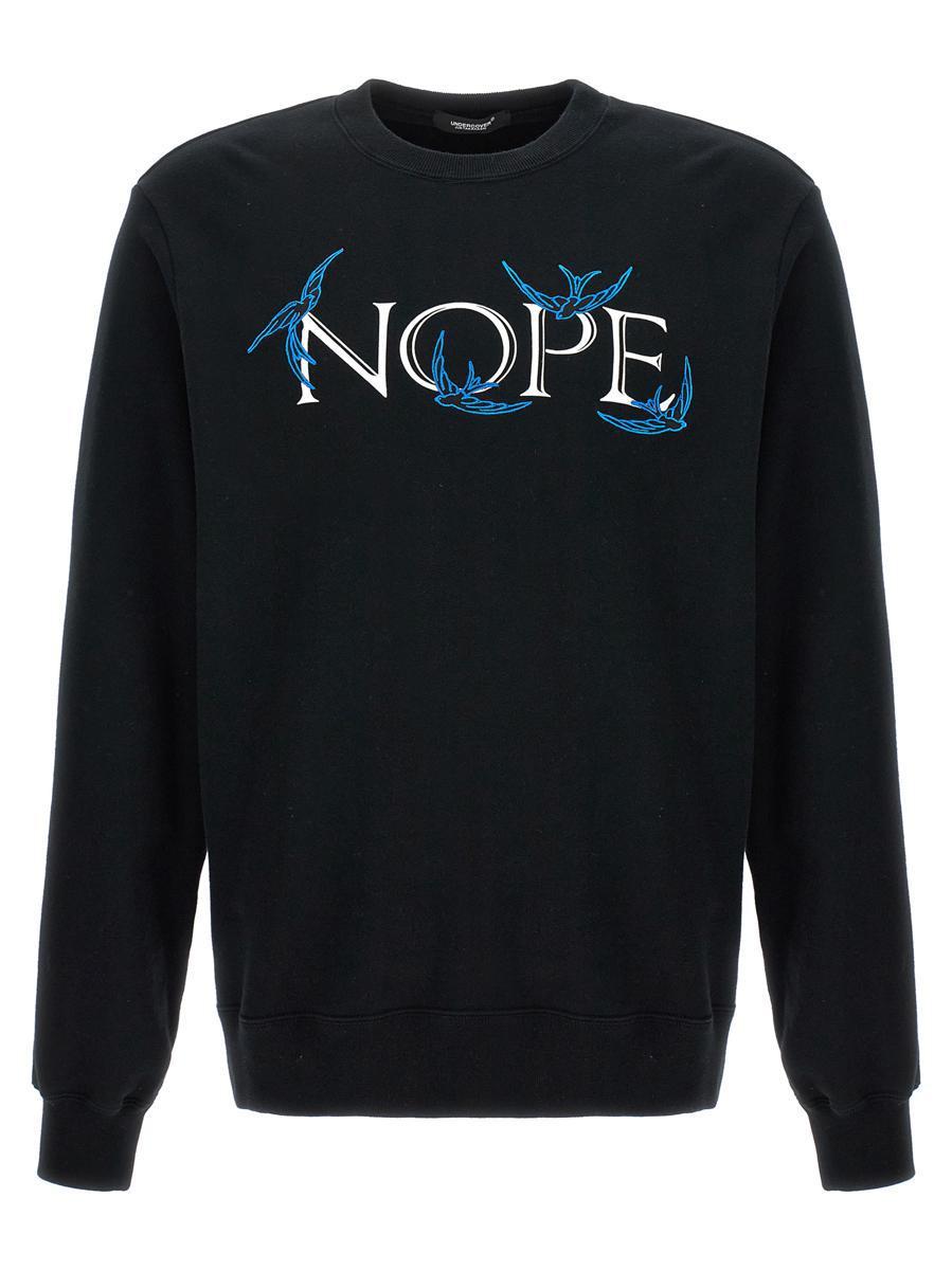 Undercover 'Nope' Sweatshirt in Black