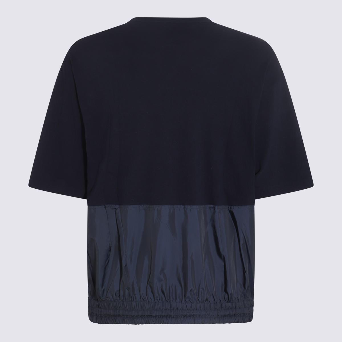 Undercover Navy Blue Cotton T-Shirt in Multicolor