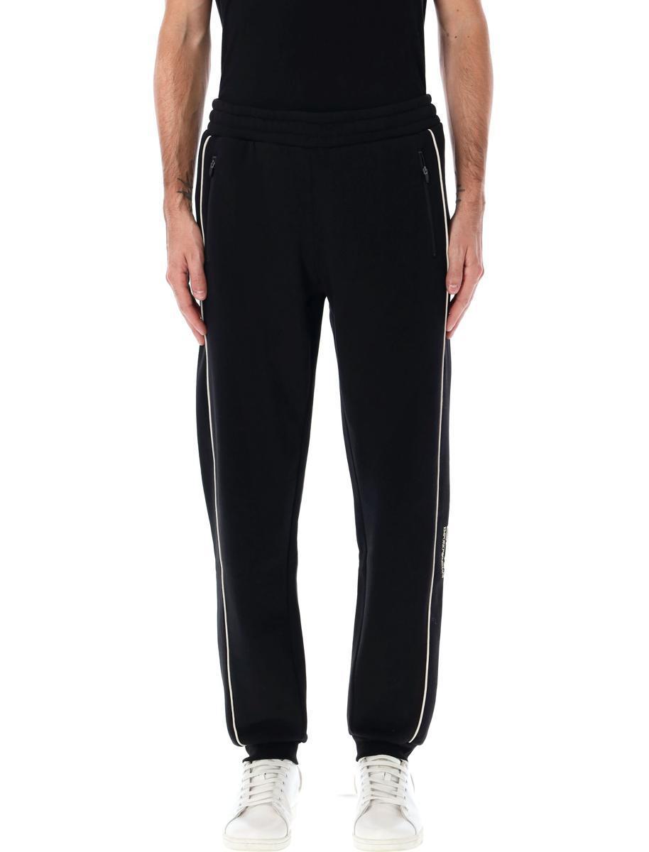 Ea7 Emporio Armani Logo-Printed Tapered Leg Pants