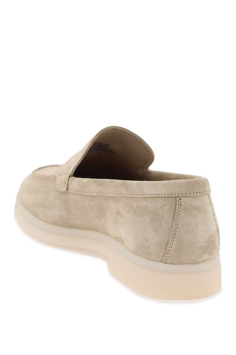 Sand Suede Loafers