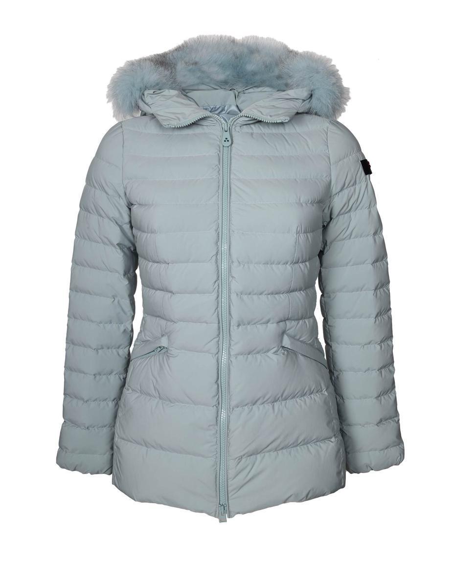 turmalet slim down jacket in nylon with fur