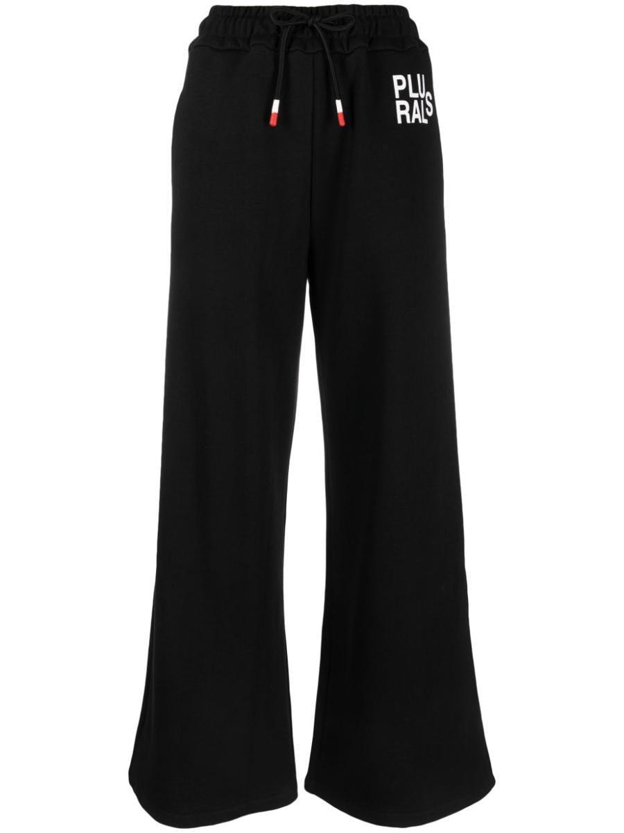 Peuterey Flared Cotton Sweatpants in Black