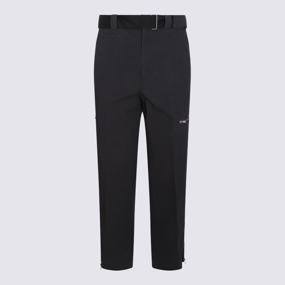 Undercover Black Cotton Pants in Multicolor