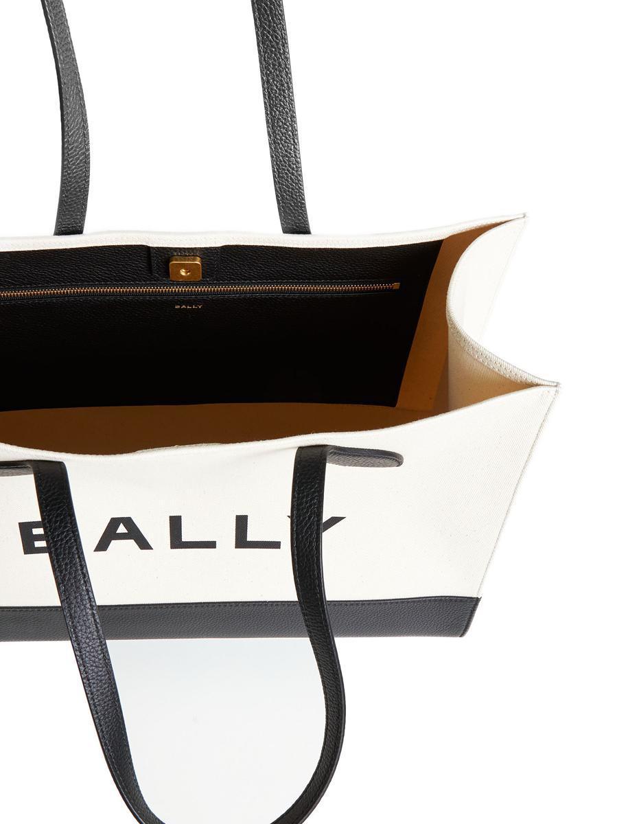 Bally Logo Printed Tote Bag