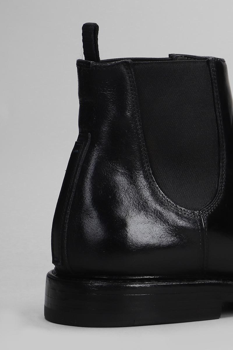 Ankle Boots In Black Leather