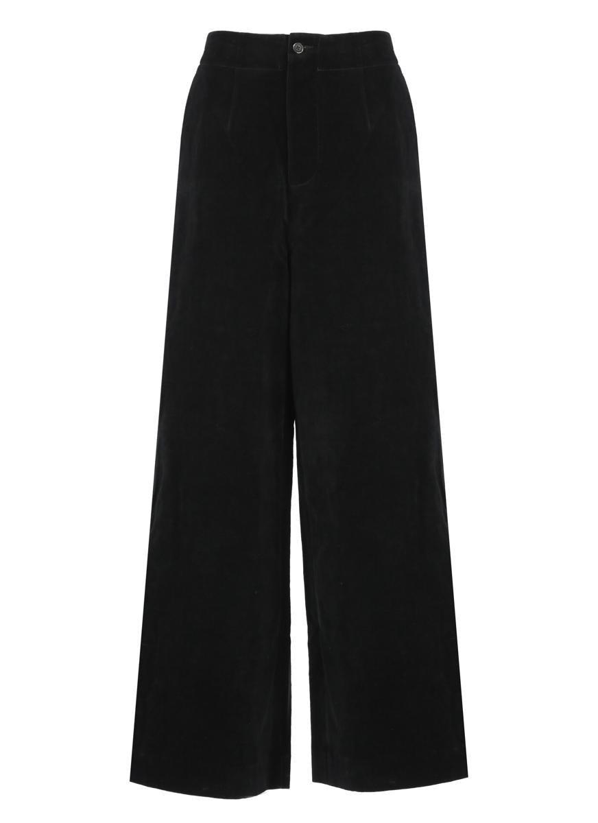 Uma Wang Velvet Wide-Leg Pants