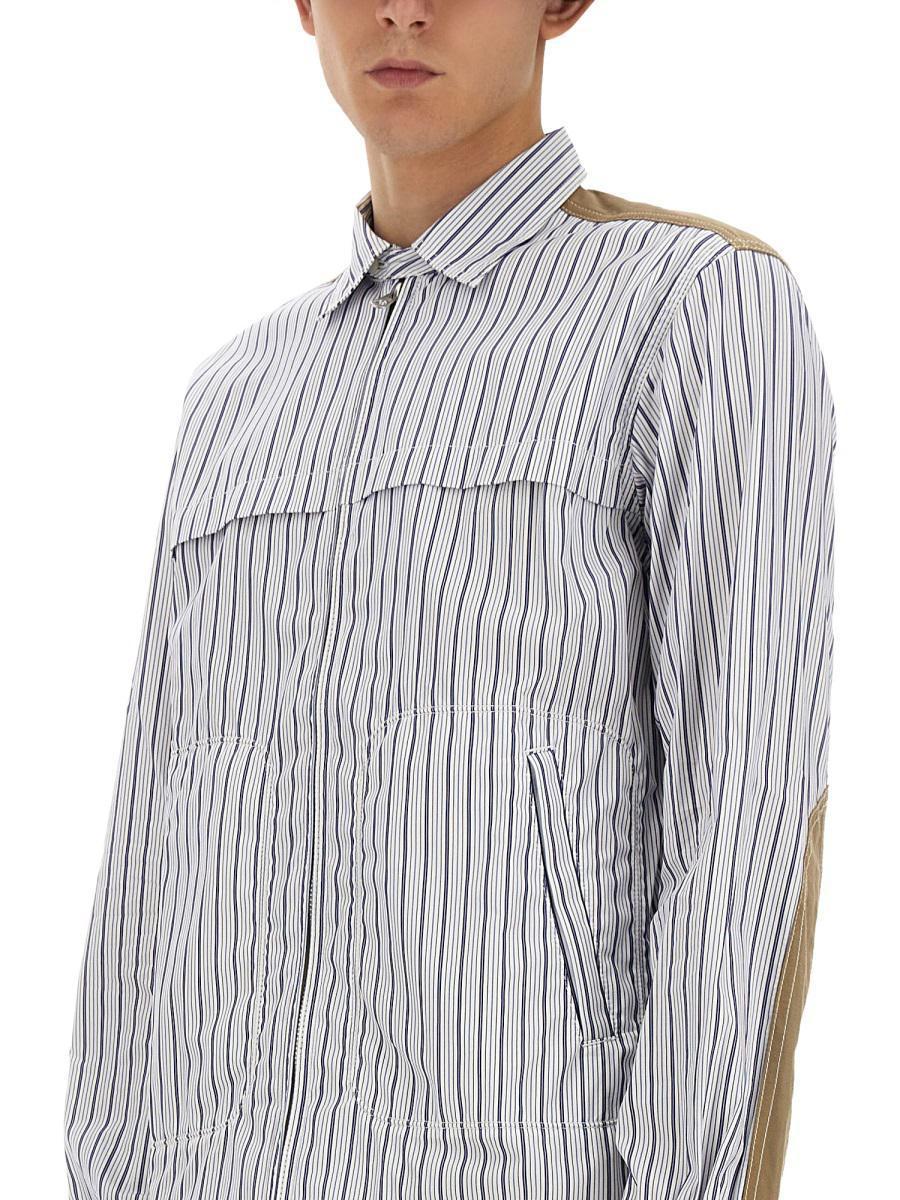 Junya Watanabe MAN Panelled Zippered Shirt