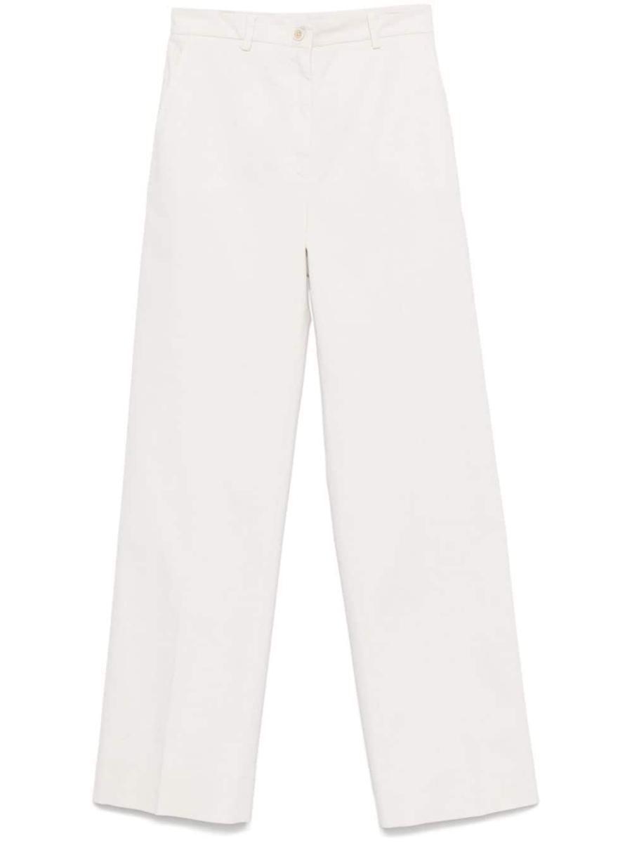 Antonelli Sfoglia Trousers In Cotton in White