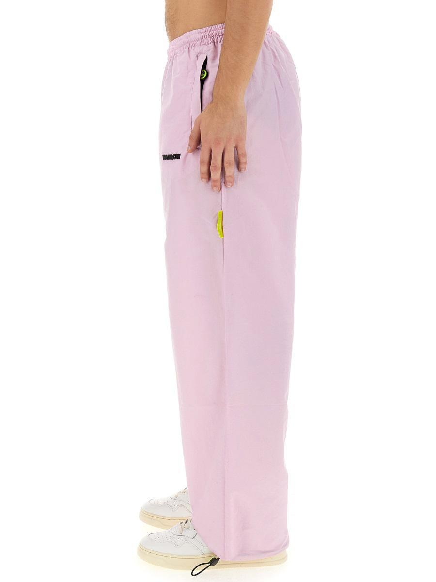 Barrow Jogging Pants With Logo Unisex in Purple