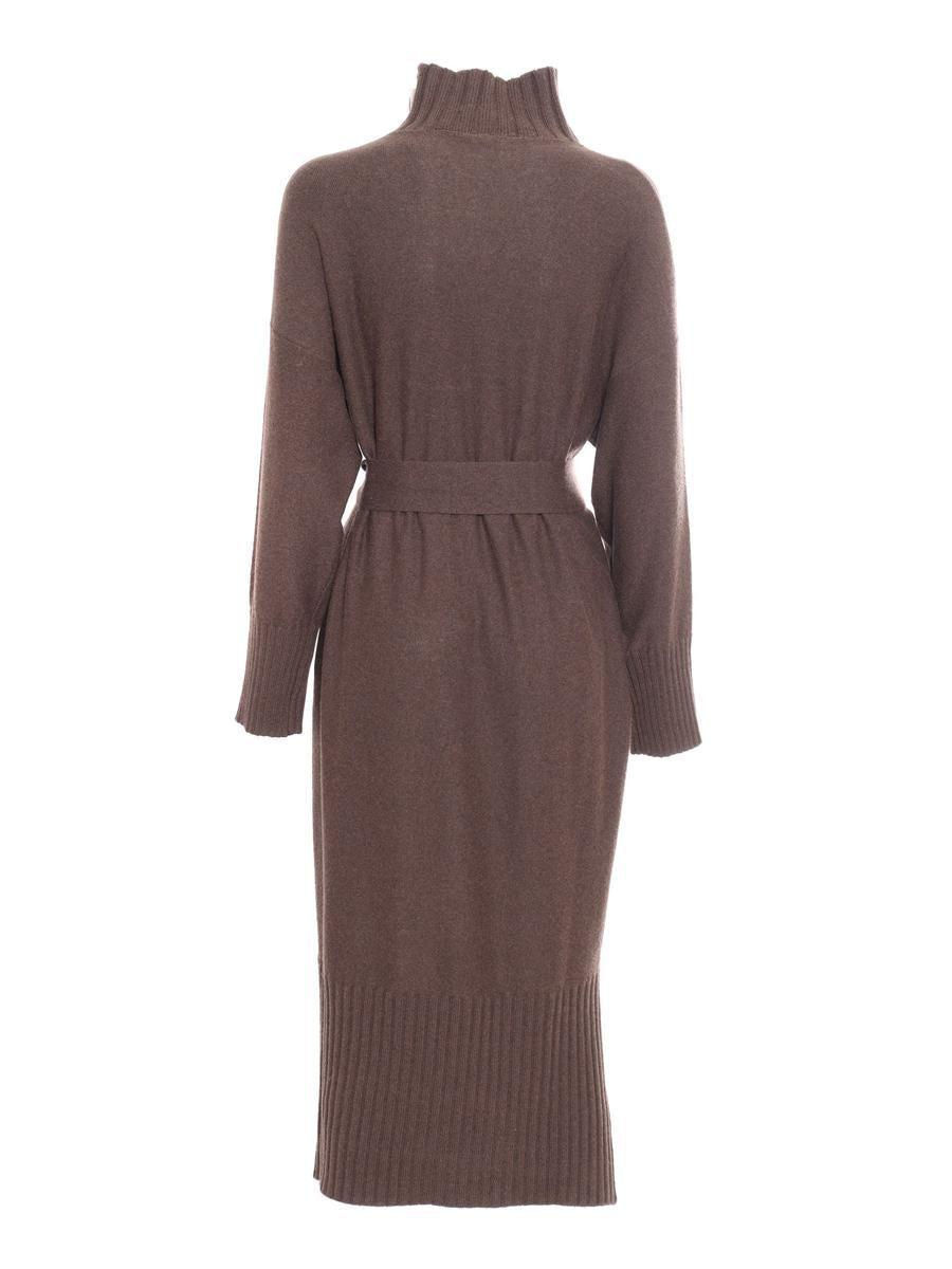 Antonelli Midi Dress in Brown