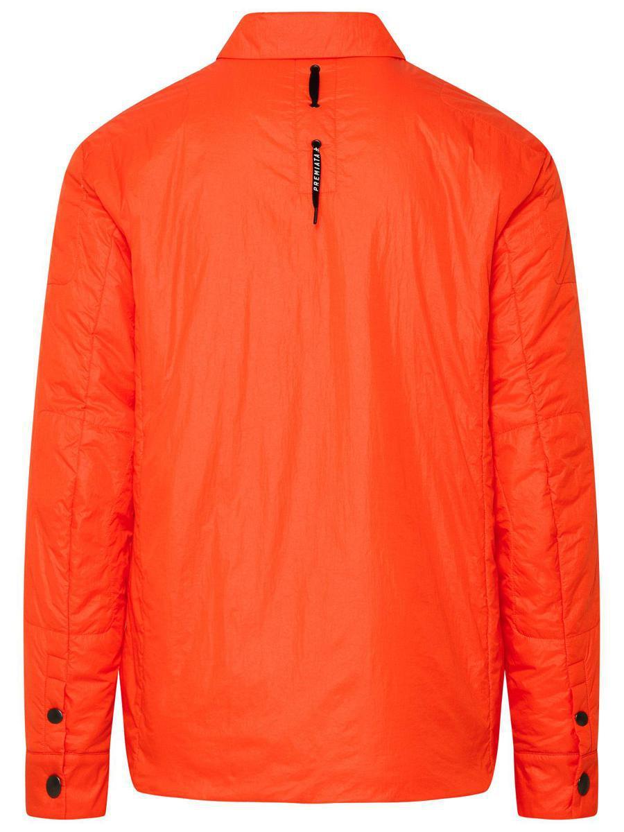 Premiata Dolphin Jacket In Orange Nylon in Orange