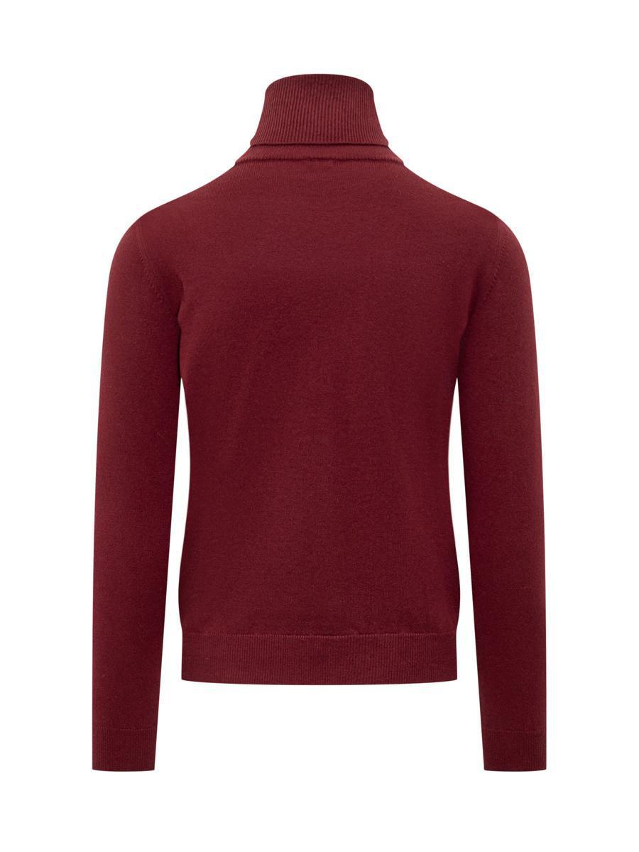 Malo Cashmere Sweater in Red