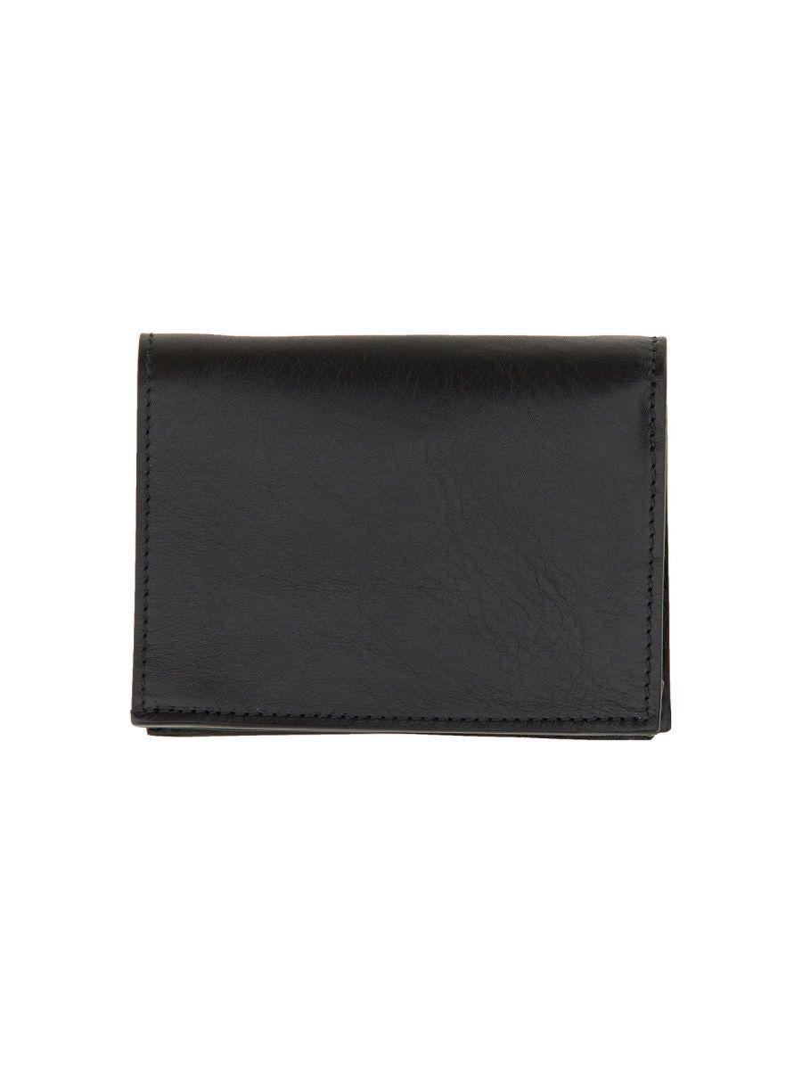 Il Bisonte Small Leather Wallet in Black