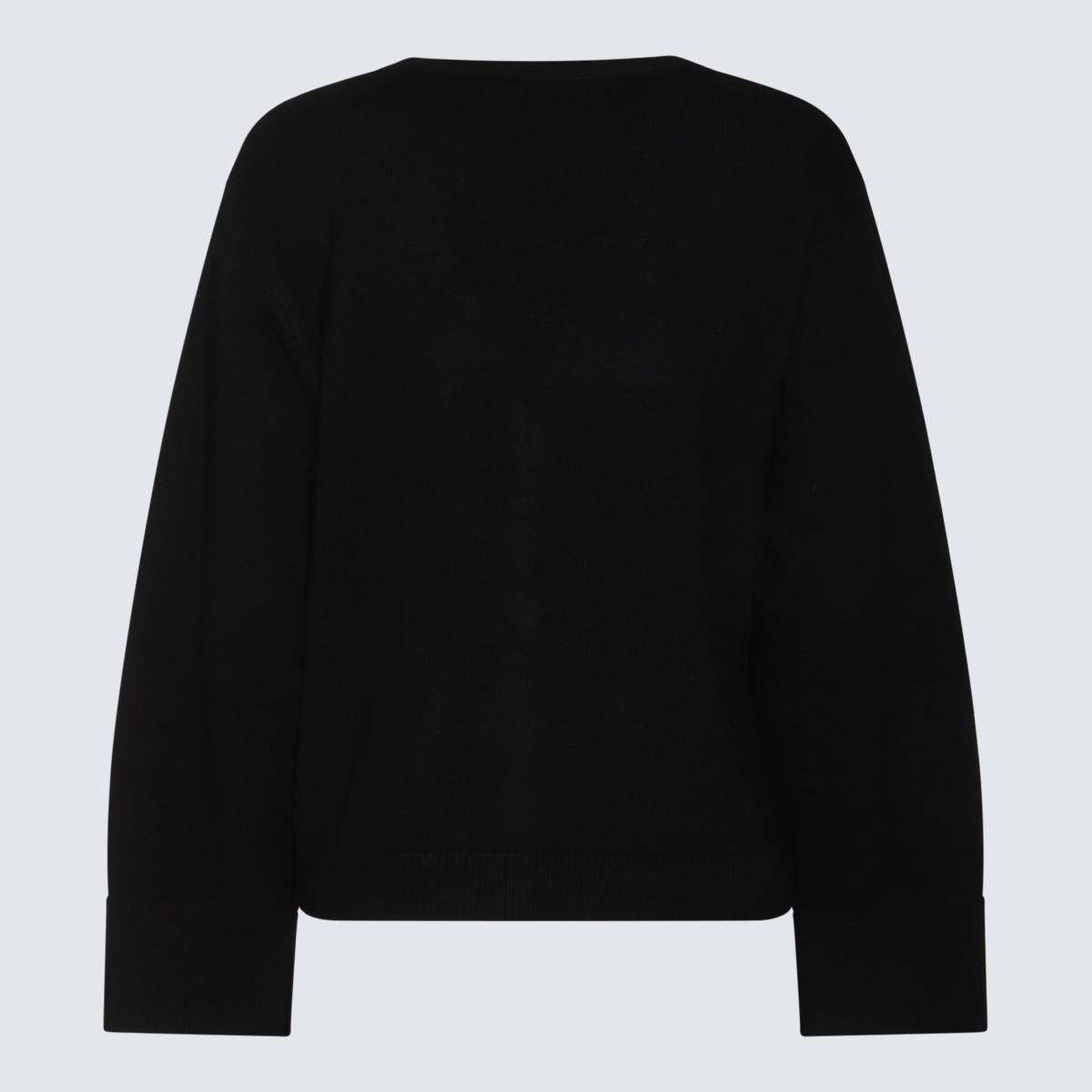 Antonelli Black Wool Knitwear in Black