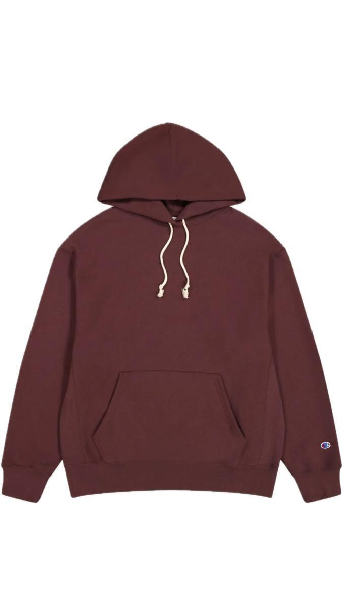 Champion Reverse Weave Relaxed Hoodie in Red