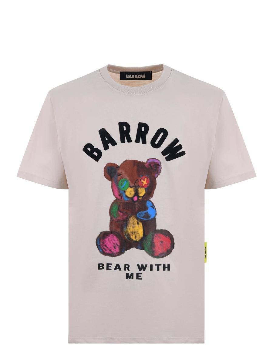 Barrow  T-Shirt in Beige