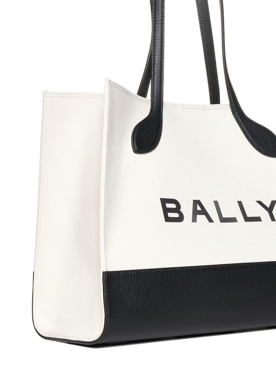 Bally Logo Printed Tote Bag