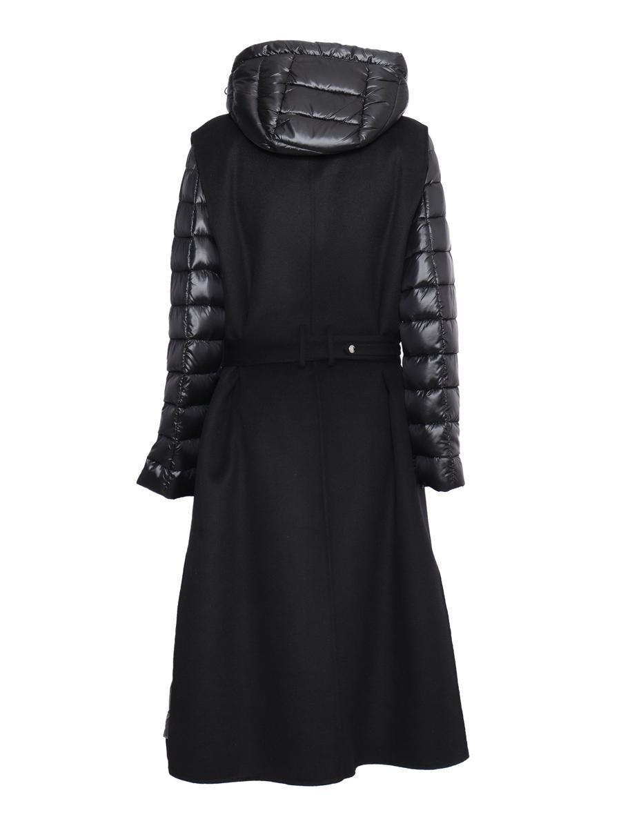 Moorer Double-Breasted Coat in Black