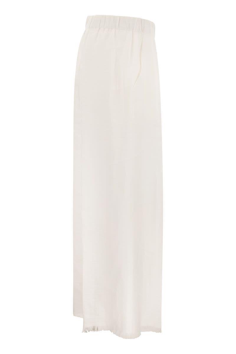 Antonelli Ryan - Loose Linen Trousers in Beige