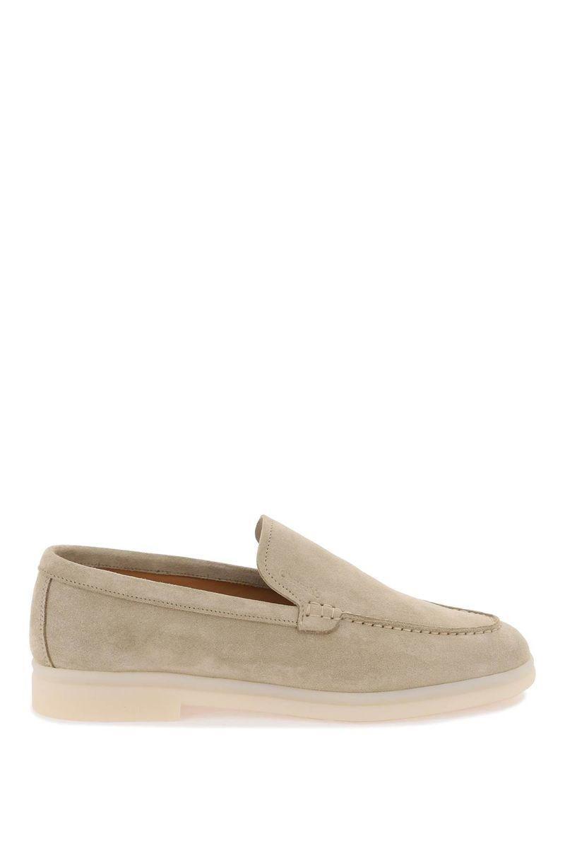 Sand Suede Loafers